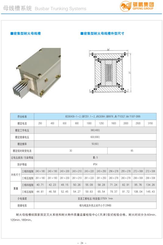 耐火母线说明书