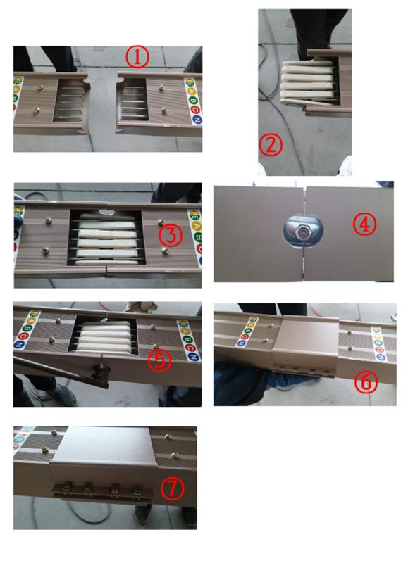 小动力母线对接示意图